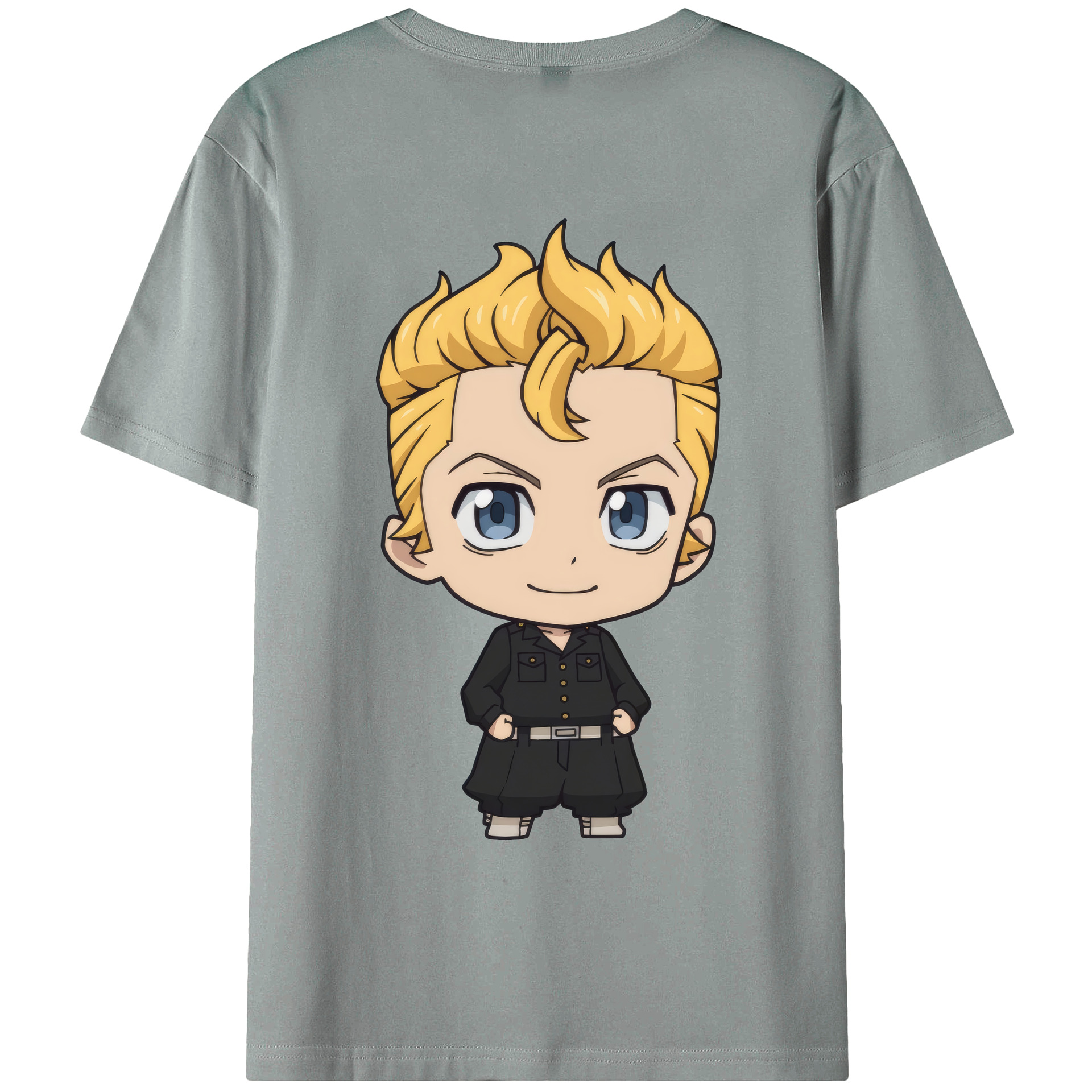 （画像用） 東京リベンジャーズ Tokyo Revengers 綿100％ メンズ半袖Tシャツ（バックプリント） 通気性